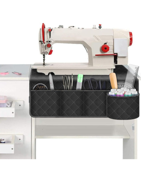 Alfombrilla para Máquina de Coser Grekos 66x66 cm con Bolsillos Alfombrilla para Máquina de Coser Grekos 66x66 cm con Bolsillos