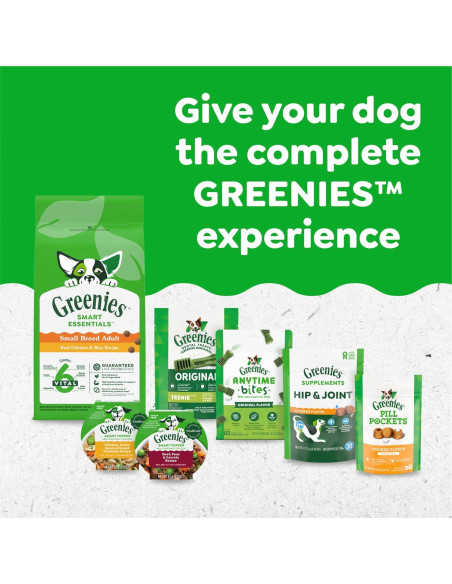 Golosinas Dentales Greenies para Perros Menta 340 g