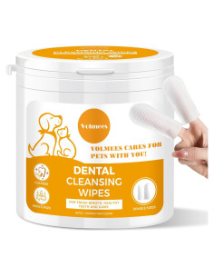 Toallitas Dentales Volmees para Perros y Gatos 50 Piezas