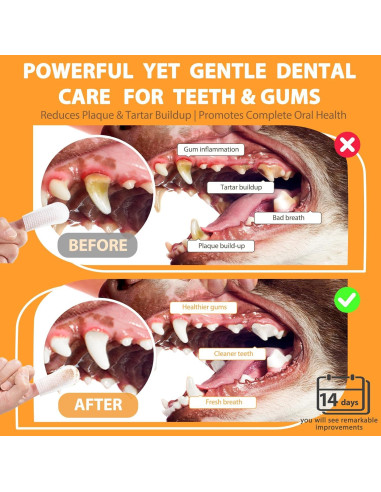 Toallitas Dentales Volmees para Perros y Gatos 50 Piezas