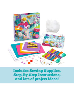 Kit de Costura Craft-tastic Vamos a Aprender a Coser - 9 Proyectos 2