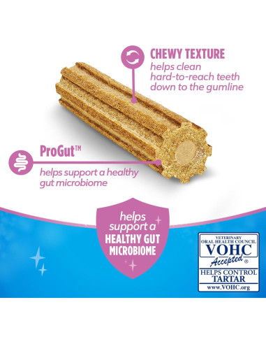 Golosinas DentaLife Plus Digestivo 19 Masticables Pollo