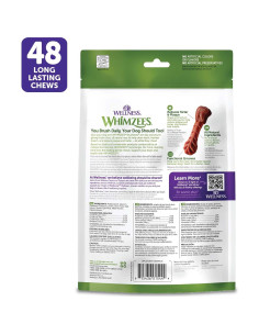 WHIMZEES Brushzees Golosinas Dentales para Perros 48 Unidades 2