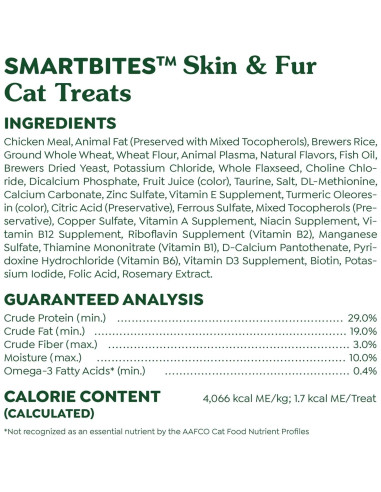 Galletas Greenies Smartbites Salud Piel y Pelaje Gatos 450g