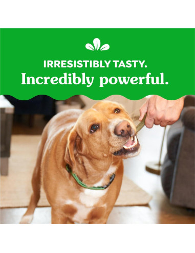 Golosinas Dentales Greenies para Perros 340g Sabor Menta