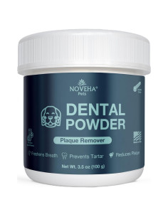 Polvo Dental NOVEHA para Mascotas 100g - Cuidado Oral Veterinario