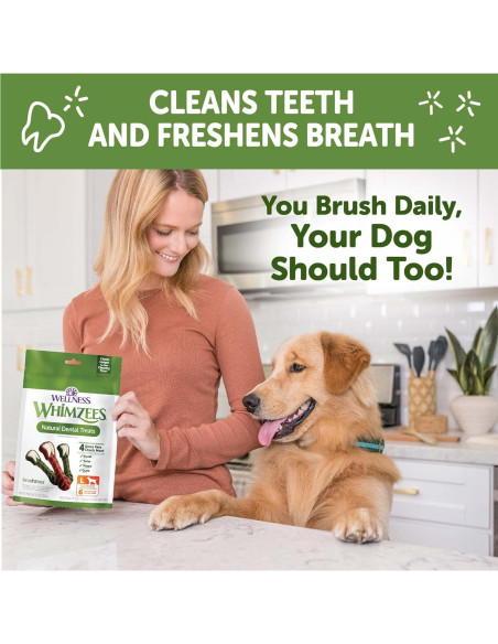Golosinas Dentales Naturales Wellness WHIMZEES 24 Unidades