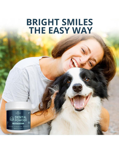 Polvo Dental NOVEHA para Mascotas 100g - Cuidado Oral Veterinario