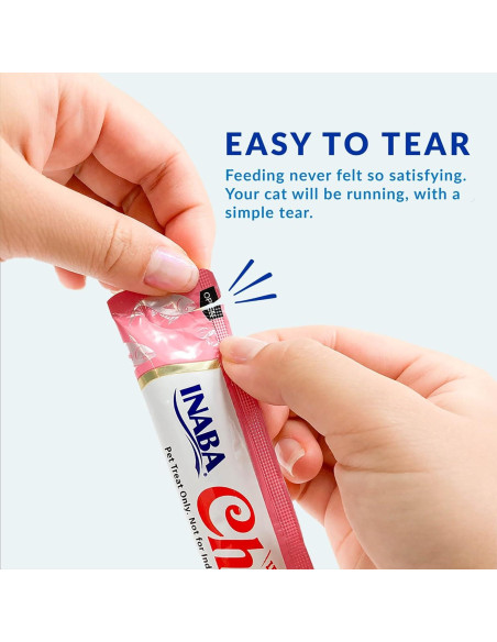 Golosinas para Gatos INABA Churu 20 Tubos 0.5 Onzas Mariscos