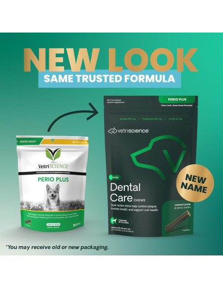 Palitos Dentales para Perros VetriScience 30 Unidades Pollo