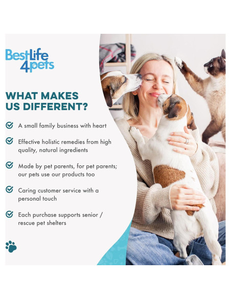 Suplemento Natural para Mal Aliento Canino BestLife4Pets 400 Pastillas