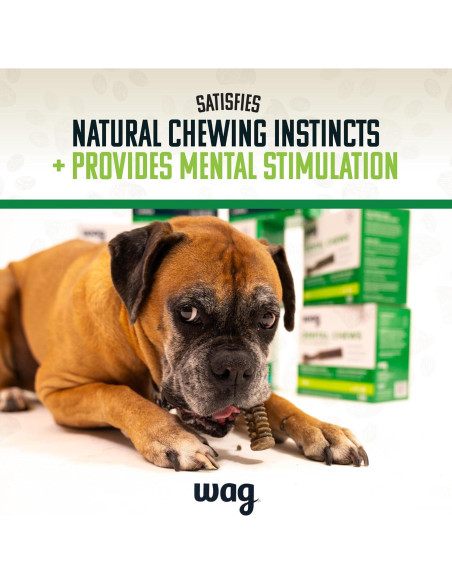 Wag Chews Dentales Amazon para Perros Grandes 1,02 kg