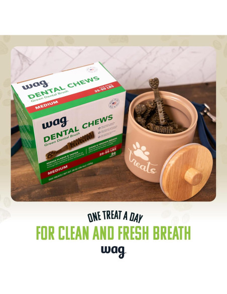 Wag Chews Dentales Amazon para Perros Grandes 1,02 kg
