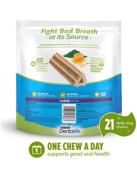 Masticables DentaLife ActivFresh para Perros Grandes 684 g