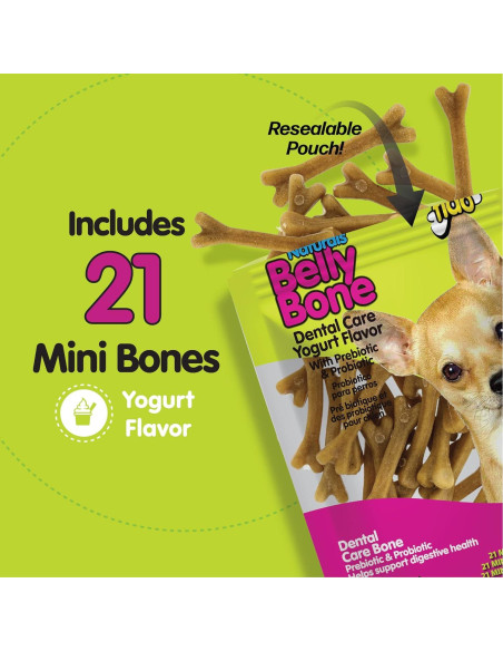 Huesos de Barriga Naturales Fido para Perros Mini - 21 Unidades
