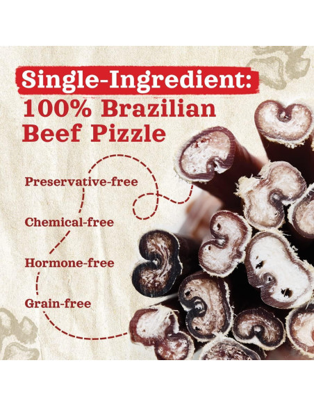 Palitos de Bully Natural Farm 15 Unidades 100% Carne de Res