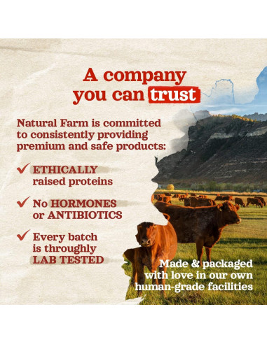 Palitos de Bully Natural Farm 15 Unidades 100% Carne de Res