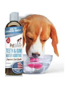 Aditivo de Agua Dental PetSilver 340g - Aliento Fresco y Limpieza