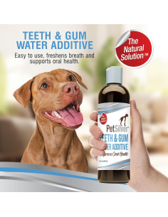 Aditivo de Agua Dental PetSilver 340g - Aliento Fresco y Limpieza 2