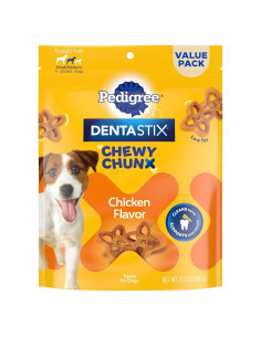 Golosinas Dentales Pedigree DentaStix Chewy Chunx 382g Pollo