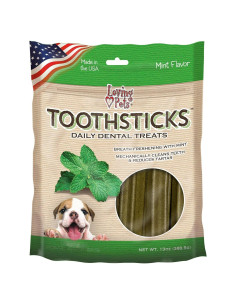 Palitos Dentales Loving Pets para Perros Medianos/Grandes 15 cm