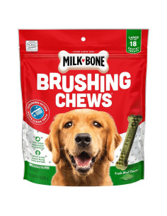 Golosinas Dentales para Perros Milk-Bone 686g Sabor Menta