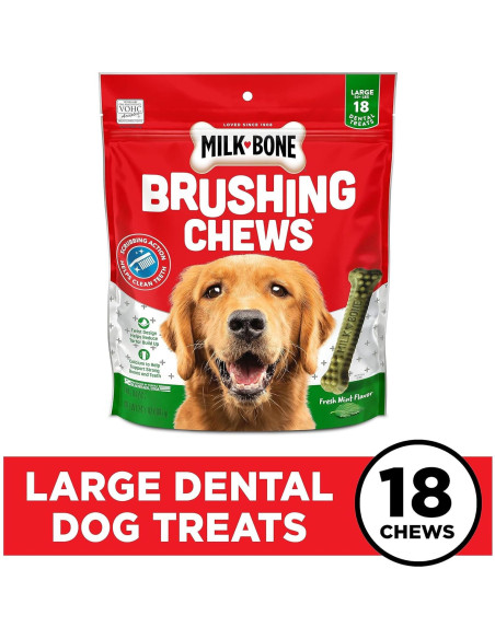 Golosinas Dentales para Perros Milk-Bone 686g Sabor Menta