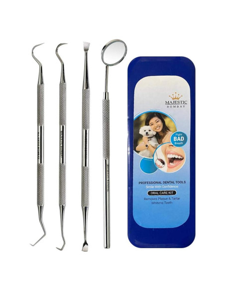 Kit de Higiene Dental Majestic Bombay - 4 Herramientas Esenciales