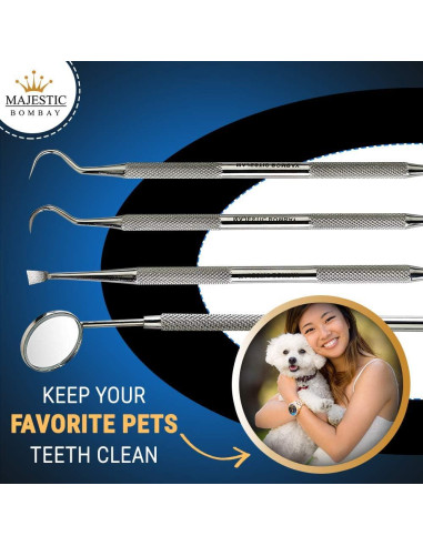 Kit de Higiene Dental Majestic Bombay - 4 Herramientas Esenciales