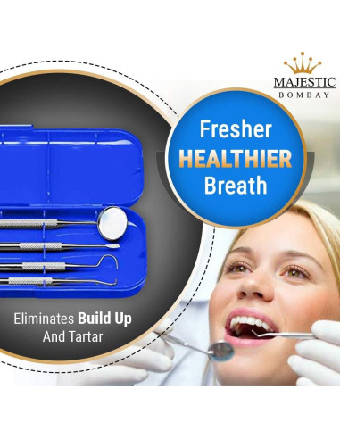 Kit de Higiene Dental Majestic Bombay - 4 Herramientas Esenciales
