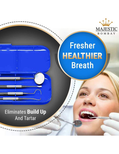 Kit de Higiene Dental Majestic Bombay - 4 Herramientas Esenciales