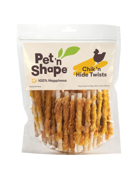 Giros de Pollo Envuelto en Piel Cruda Pet 'n Shape 0.45 kg