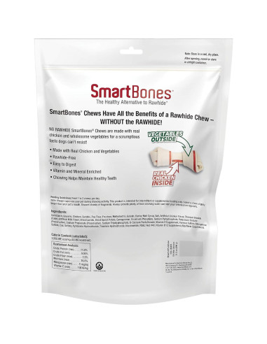 SmartBones Mini Huesos Masticables Sin Cuero 56 Unidades