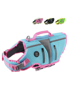 Chaleco Salvavidas para Perros EMUST Azul Pequeño