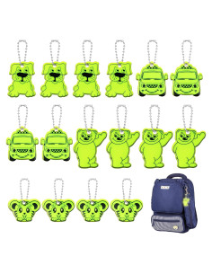 Colgante Reflector de Seguridad OSDUE 16 Piezas Mascotas