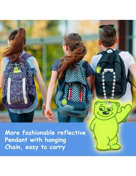 Colgante Reflector de Seguridad OSDUE 16 Piezas Mascotas