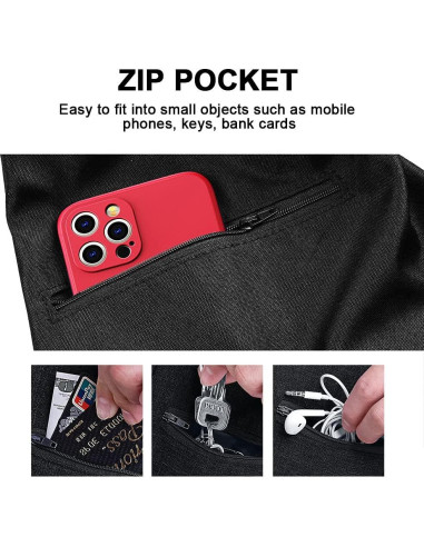 Transportín para Perros Pequeños Tomkas - Negro - 3,63-6,80 kg