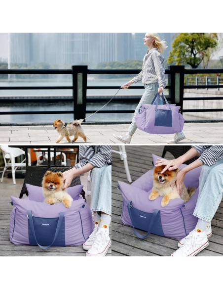 Asiento Elevador para Perros Lesure Niebla Lavanda 11kg