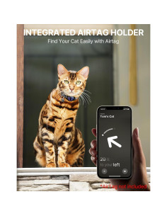 Collar para Gato con Soporte Airtag Typecase Negro 20g 2