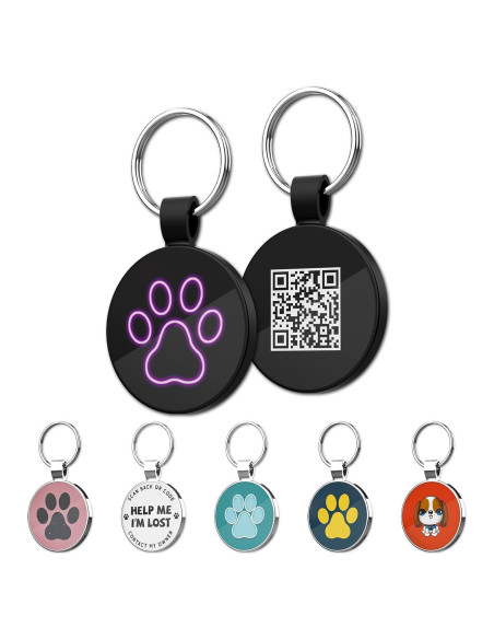 Etiqueta QR para Perros MYLUCKYTAG - Alerta de Ubicación