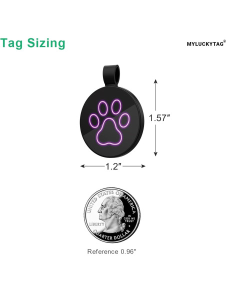 Etiqueta QR para Perros MYLUCKYTAG - Alerta de Ubicación