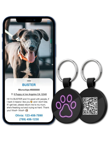Etiqueta QR para Perros MYLUCKYTAG - Alerta de Ubicación