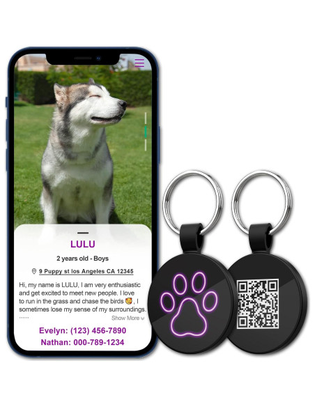 Etiqueta QR para Perros MYLUCKYTAG - Alerta de Ubicación
