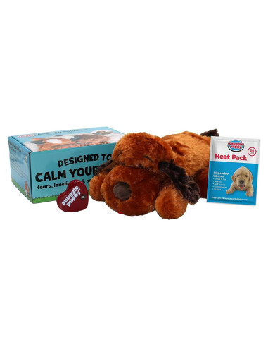 Juguete de Peluche Snuggle Puppy para Cachorros Marrón