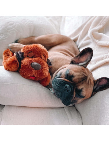 Juguete de Peluche Snuggle Puppy para Cachorros Marrón