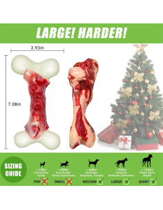 Hueso para Perros Grande DEBAK Indestructible 9.8x6.4cm 2