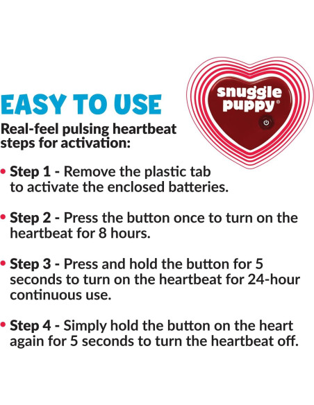 Juguete de Peluche Snuggle Puppy para Cachorros Marrón