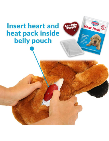 Juguete de Peluche Snuggle Puppy para Cachorros Marrón
