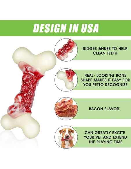 Hueso para Perros Grande DEBAK Indestructible 9.8x6.4cm