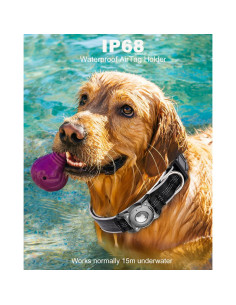 Collar para Perro Airtag ONEONTA Azul S Impermeable Reflectante 2